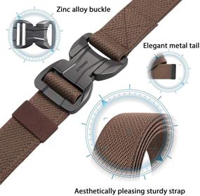 img 2 attached to 👖 JUKMO Magnetic Tactical Military Release Belt Accessories for Men