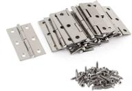🔒 stainless steel folding hinges set - liberty 20 pieces logo