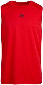img 1 attached to 👕 RBX Boys' Active Performance Shorts Set – Short Sleeve T-Shirt, Tank Top, and Gym Shorts Activewear Set