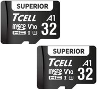 tcell superior 2 pack microsdhc adapter logo