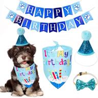 birthday bandana supplies banner outfit dogs logo