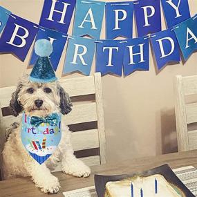 img 2 attached to Birthday Bandana Supplies Banner Outfit Dogs