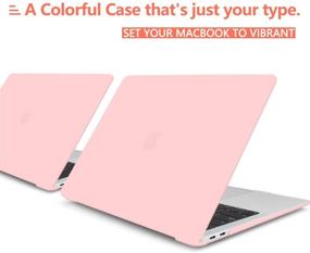 img 2 attached to 🎀 TwoL Cute Hard Shell Case + Keyboard Cover + Screen Protector for New MacBook Pro 13 inch Model A2338 M1 A2289 A2251 A2159 A1989 A1706 - Baby Pink