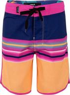 🩳 hurley toddler boardshort black third: premium swimwear for boys' clothing logo