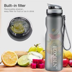 img 1 attached to 🥤 Premium 36oz BPA-Free Sports Water Bottle with Leak-Proof Flip Top Lid - Perfect for Gym, Yoga, Running, Outdoors, Cycling, Camping