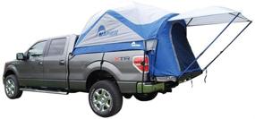 img 4 attached to 🏕️ Sportz Truck Tent Blue/Grey - Full Size Short 6.5-Feet Box: Ultimate Camping Solution for Truck Owners