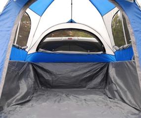 img 1 attached to 🏕️ Sportz Truck Tent Blue/Grey - Full Size Short 6.5-Feet Box: Ultimate Camping Solution for Truck Owners