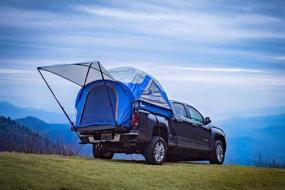 img 3 attached to 🏕️ Sportz Truck Tent Blue/Grey - Full Size Short 6.5-Feet Box: Ultimate Camping Solution for Truck Owners