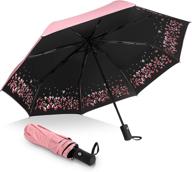 🌸 sakura blossom windproof folding umbrella with umbrella stand логотип