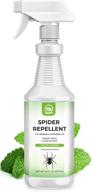 natural oust peppermint oil spider repellent spray - eco friendly indoor outdoor solution for effective spider control logo