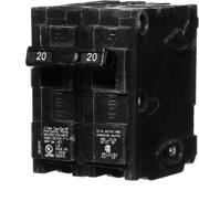 ⚡ q220 20 amp double circuit breaker: ensuring reliable electrical protection logo