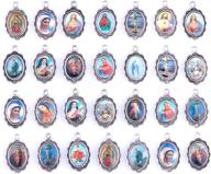 🕊️ 50pcs mixed picture cross jesus enamel our lady virgin mary miraculous medal floral rosary centerpiece alloy crucifix cross mother's day pendants charms (11553) - enhanced for seo logo