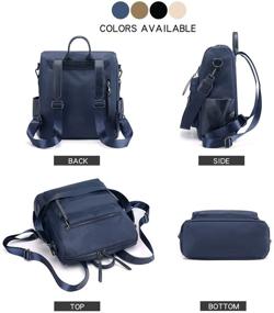 img 1 attached to Backpack Leather Shoulder Fashion Satchel Women's Handbags & Wallets in Satchels