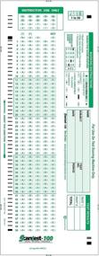 img 2 attached to 📊 SCANTEST-100, Pack of 50 Sheets, 882 E Compatible Testing Forms
