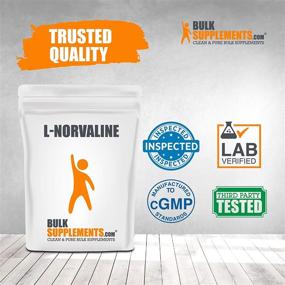 img 1 attached to 💪 L-Norvaline Powder - Muscle Building Supplement - Preworkout Pump - Oxygen Boosting - Pure Pump - Blood Flow Support (50 Grams - 1.8 oz) from BulkSupplements.com