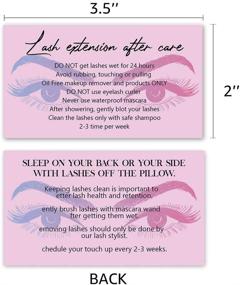 img 3 attached to 🎉 Lash Extension Aftercare Cards: Complete Guide & Loyalty Program for Eyelash Extensions | Beauty Salons & Spas Supplies