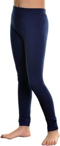 img 1 attached to 🧦 Stay Cozy and Stylish: Angelina Maria Rosa Girls' Fleece-Lined Leggings (6-Pairs)