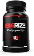 💪 bigrize test booster: enhance male stamina, endurance & strength naturally - 60 capsules logo