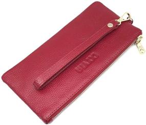 img 4 attached to IXYVIA Blocking Wristlet Smartphone Signature Women's Handbags & Wallets for Wristlets