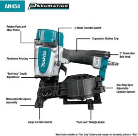 img 3 attached to 🏗️ Efficient Roofing Made Easy: Makita AN454 Coil Roofing Nailer