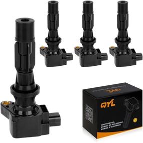 img 4 attached to Set of 4 Ignition Coils Pack Replacement for UF516 C1593 6E5Z-12029-AA 5C1650