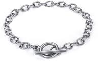 📿 lanbeide 10pcs stainless steel chain bracelets: perfect jewelry making kit and gift for women and girls logo