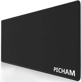 img 4 attached to 🖱️ PECHAM XXL Extended Gaming Mouse Pad - Non-Slip Water-Resistant Mat for Precise Control (30.71x11.81 inch)