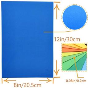 img 3 attached to 🌈 Vibrant Assorted Rainbow Colors Craft Foam Sheets - 30 Pcs EVA Foam Handicraft Sheets for Arts and DIY Crafting Projects