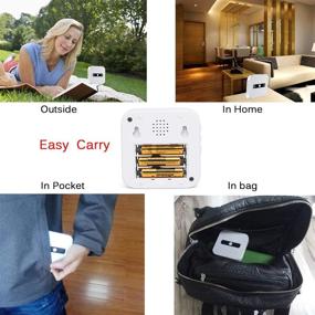 img 1 attached to 🚨 Daytech Caregiver Pagers: Emergency Panic Call Button for Elderly | Personal Alert Alarm System with 3 Portable Receiver+2 Necklace Call Buttons