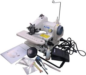 img 4 attached to 🧵 Portable Blind Stitch Hemming Machine for Alterations - Axis 500-1: Hem Pants and Dresses with Professional Dressmaker Sewing Machine, Including Blindstitch Hemmer Pedal