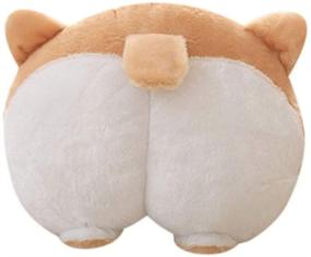 img 4 attached to 🐶 Corgi Butt Plush Pillow: Adorably Cute Stuffed Toy for Ultimate Comfort and Cozy Décor - Perfect Gift for Valentine's Day & Birthdays (16.5inch)