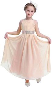 img 2 attached to 🌹 Gorgeous Happy Rose Girls Dress: Sparkling Bling Bling Sequins & Chiffon Elegance