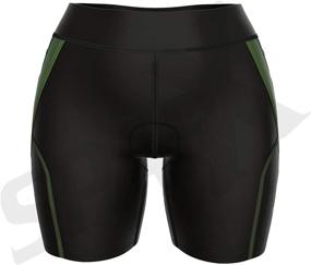 img 2 attached to 🚴 Sparx Performance Women's Triathlon Shorts - Ladies Triathlon Bike Short 7-inch - Tri Shorts