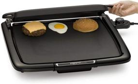 img 1 attached to 🍳 Presto 07023 Cool-Touch Electric Griddle/Warmer Plus, 14-inch x 15-inch, Black