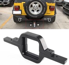 img 4 attached to 🚚 SKUNTUGUANG 2.5-3-Inch Towing Hitch Mount Bracket for Truck Trailer RV SUV Pick Up, Compatible with Dual LED Work Light Reverse Rear Back Up Off Road Lights (Towing Hitch Mount Bracket)