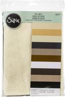 🎨 sizzix surfacez-making essential felt sheets: 10pk (10 colours neutrals), multicolour - versatile crafting material for vibrant creations logo