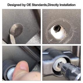 img 1 attached to 🛠️ Enhanced Handle Grommet Kit: 68054997AB & 68054996AA - Ultimate Solution for Secure and Durable Handles