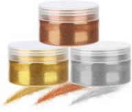 💫 gigilli fine glitter set for epoxy resin - sparkles glitter, 3 craft colors for slime making, tumblers, body painting arts, phone case logo