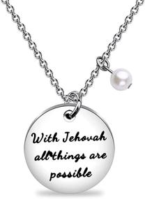 img 4 attached to MAOFAED Jehovah Witness Possible Necklace