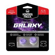 🎮 enhanced grip thumbsticks for nintendo switch – kontrolfreek fps freek galaxy, purple – 1 mid-rise & 1 high-rise concave логотип