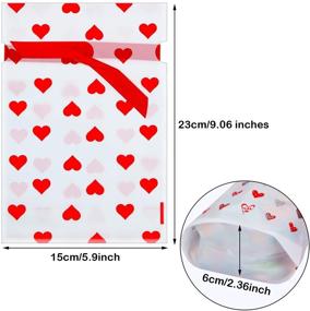 img 3 attached to Pieces Valentines Drawstring Pouches Wedding