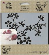 🌸 folkart cherry blossom painting stencil: a creative tool for stunning floral artwork! logo