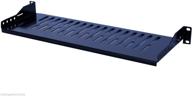 1u 19 inch rack mount server shelf cantilever tray with vented shelves - 6 inch (150mm) depth by raising electronics logo