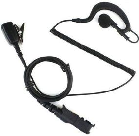 img 4 attached to 🎧 G-Shape Earpiece and Mic - Compatible for Motorola XPR3000, XPR3300, XPR3300e, XPR3500, XPR3500e, XIR P6620, XIR P6600, E8600, E8608 - Two-Way Radio Headset