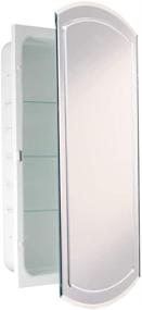 img 2 attached to 🪞 Head West 8209 Medicine Cabinet Mirror, 16 X 30, White - Stylish and Functional Bathroom Storage Solution