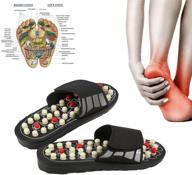 massage slippers acupressure rotatable magnetotherapy logo