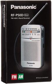img 1 attached to 📻 Panasonic RF-P50 AC/Battery Operated AM/FM Portable Radio (Silver/Small): Compact and Versatile Radio