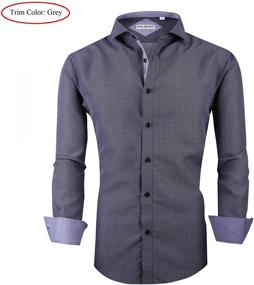 img 3 attached to Stylish and Versatile: Alex Vando Casual Button Blue863 Men's Clothing and Shirts