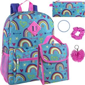 img 4 attached to 🎒 Stylish Girls Backpack Pencil Keychain Accessories: Perfect for On-the-Go Style!