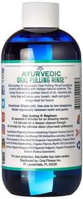 img 3 attached to 🦷 Dale Audrey Oil Pulling Oil: Natural Mouthwash for Teeth Whitening, Healthy Gums - Ayurvedic, Organic & Vegan - 8 oz (Pack of 3)